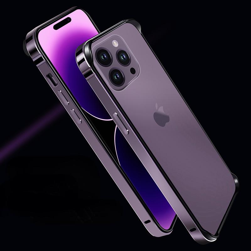 Алюминиевый металлический силиконовый чехол-бампер для Apple IPhone 15 14 Plus 13 Pro Max 12 11 XR XS X 7 8 SE 2022 2020 Бронированный противоударный чехол