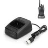 2 шт. Радиостанция-рация для Baofeng BF666S BF777S BF888S USB-зарядное устройство Зарядное устройство для аккумулятора с индикатором зарядки