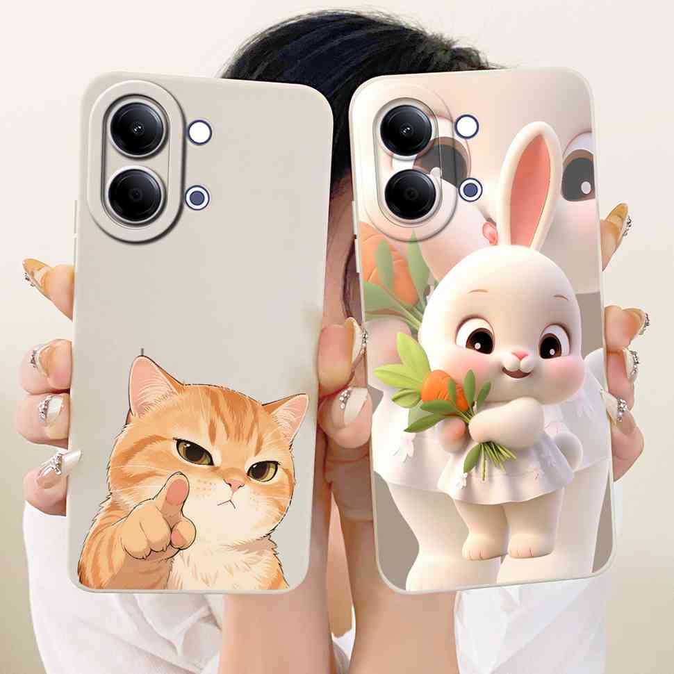 For vivo Y05 4G Case Fashion Colorful Flower Cartoon Silicone Back Cover For Vivo Y11D VIVO Y05 4G Bumper Phone Cases Fundas