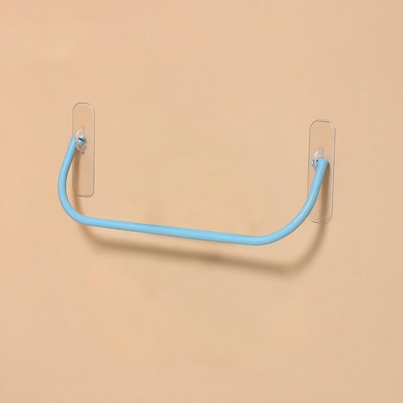 1Pc Simple Shoe Rack Wall-Mounted Bathroom Slippers Hook Holder Shoes Slipper Drain Storage Drying Rack Shoe Organizer Hanger