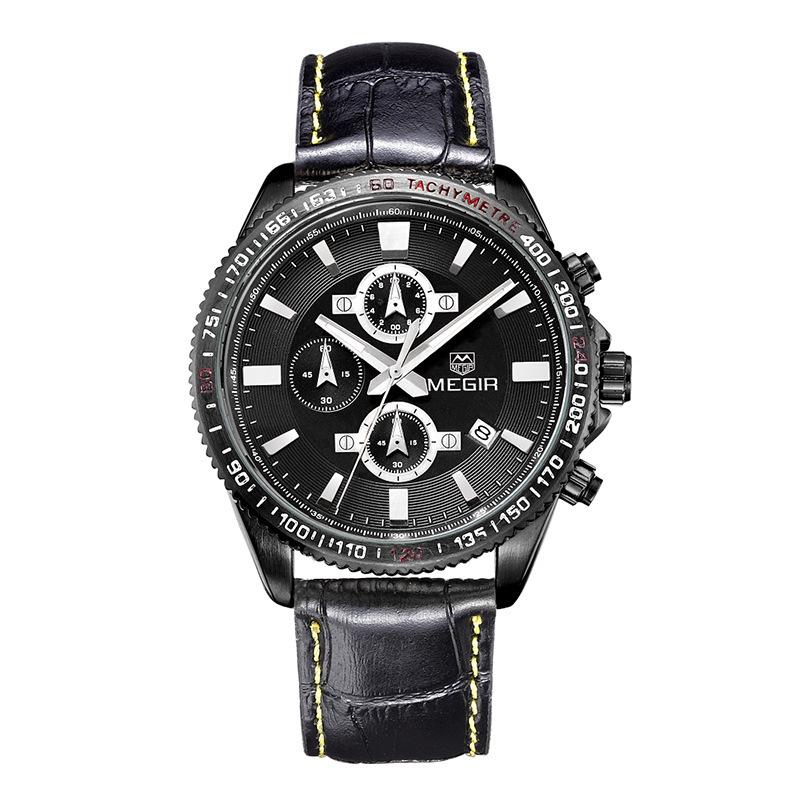 () Men'S Watch Three-Eye Chronograph Waterproof Luminous Sports Watch Watch 3001G