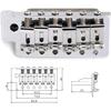 Металлор 6-струнный гитарный тремоло-бридж с рычагом для электрогитары в стиле Fender Strat Squier Хромированный.