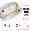 [Nintendo Licensed Product] Quilted Medium Pouch for Nintendo Switch™ 2 (Fluffy Eevee) [Compatible with both Switch and Switch 2]