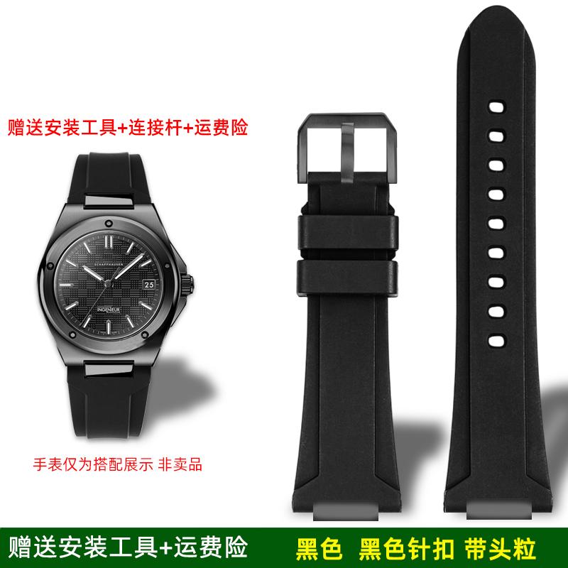 5 цветов Фторкаучуковый Ремешок для часов Для IWC Engineer IW328903 IW328901 IW328902 Водонепроницаемый FKM Ремешок для часов Мужской Резиновый Браслет