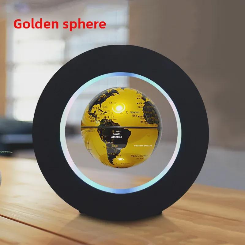 Светящийся русский магнитный левитационный глобус - креативный подарок и сувенир на выпускной