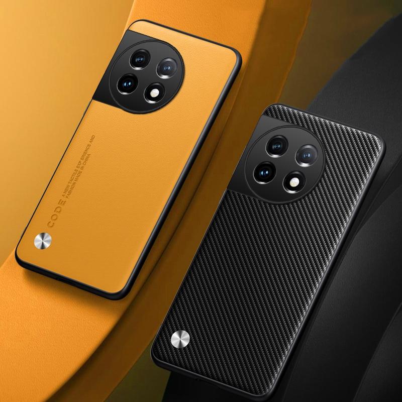 Роскошный чехол из искусственной кожи для OnePlus 11 5G, задняя крышка, силиконовый противоударный чехол для полной защиты телефона для One Plus 11 OnePlus11