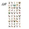 Journaling Decoration 50 Pcs Deer Stickers Waterproof PVC Decals Forest Animal Laptop Water Bottle Stickers Decorative for Scrapbooking Cup,