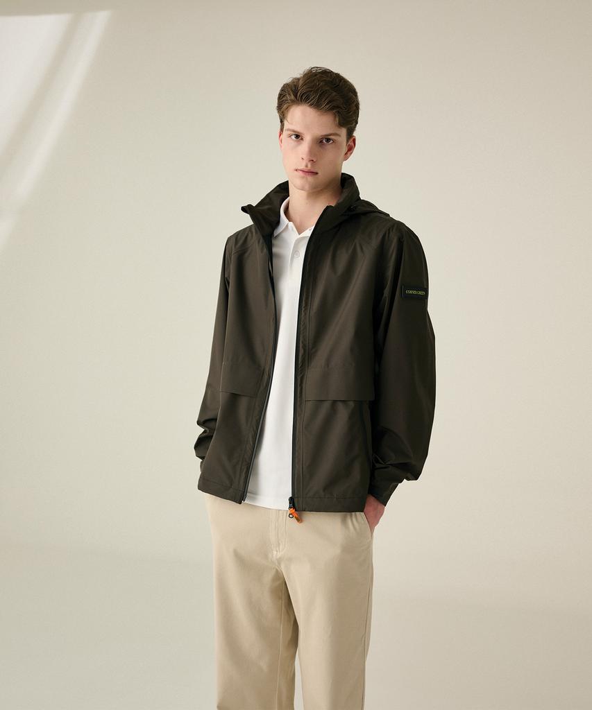 Corner Green Hybrid Golf Rain Jacket [Khaki] Mgj33Kha