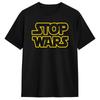 Футболка Stop Wars Летняя Хлопковые Футболки Для Унисекс Свободная Футболка С Коротким Рукавом Y2K Веселые Футболки