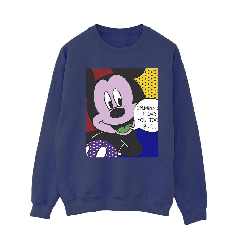 Disney Womens/Ladies Mickey Mouse Oh Minnie Pop Art Sweatshirt