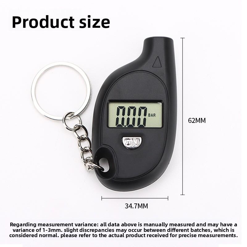 Tire Pressure Meter Auto Tire Digital Display Mini High Precision Tire Pressure Meter