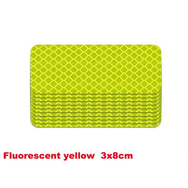 30 листов светоотражающих наклеек на бампер автомобиля светоотражающая предупреждающая полоса лента защитные светоотражающие наклейки наклейки