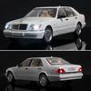 1:24 Mercedes-Benz W140 320SEL Классический автомобиль Литой сплав Модель автомобиля Звук и свет Инерционный Детская игрушка Коллекционные предметы Подарок на день рождения C335