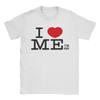Смешная футболка Tate McRae I Love Me для мужчин, с круглым вырезом, 100% хлопок, с коротким рукавом, с принтом