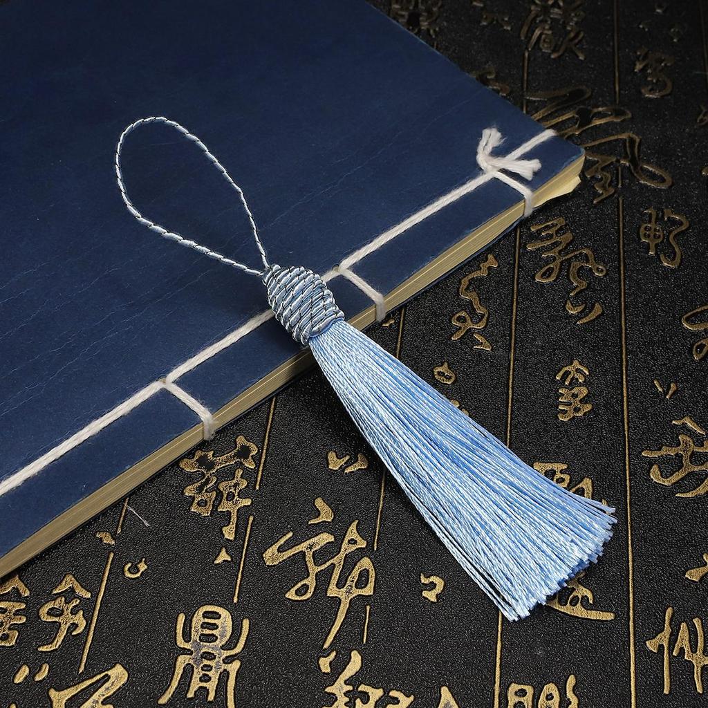 10Pcs Polyester Silk Tassel Fringe Trim 15cm Long Cotton Tassel For Wedding Home Decoration