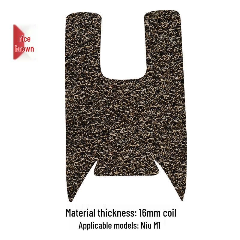 Водонепроницаемый, износостойкий шелковый коврик для ног в виде кольца для электромобиля Niu M1