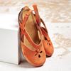 Fashion Summer Women Hollow Out Flat Sandals Simple Breathable Comfortable Casual Shoes