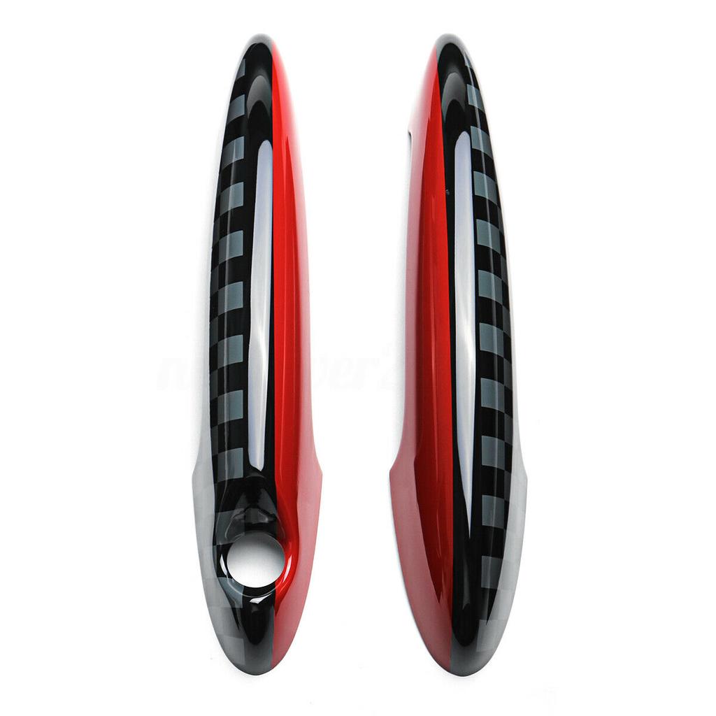 NEW-2 X Door Handle Cover Cap ABS For Mini Cooper JCW ONE S R55 R56 R57 R58 R59 R61