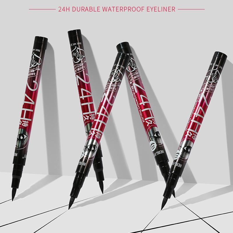 Hengfei New 24H Waterproof Makeup Eyeliner with Makeup Thick Black Waterproof Is Not Easy To Dizzy Eye Liner