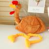Thanksgiving Turkey Hat for Men Women Long Leg Plush Turkey Hat Funny Turkey Cosplay Costume Accessories for Thanksgiving Harvest Party Supplies