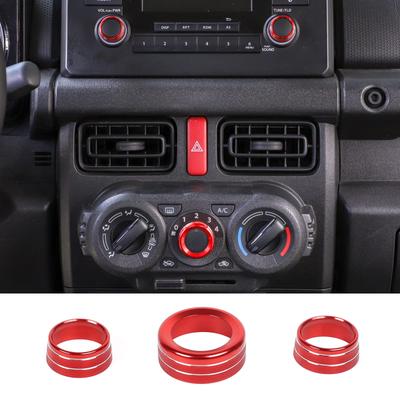 ANTC Чехол-кнопка ручки кондиционера для Suzuki Jimny, Алюминиевый сплав, Крышка регулятора кондиционера,