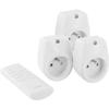CHACON Set of 3 On/Off Sockets + Remote Control 3680 W - FR