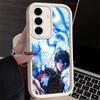 Чехол для телефона для Samsung Galaxy A17 A16 A15 A14 A13 Синий L-Lock Исаги Ёити A56 A36 A26 A55 A35 A25 A54 A34 A24 A53 A33 A23 A07 A