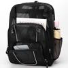 Polyester Mesh Sports Backpack With Reflective Design For Outdoor Activities And Travel