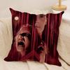Twin Peaks FFire Walk Me Cushion Cover Silky Short Plush Invisible Zipper Dustproof Sofa Pillow Case For Home Decor