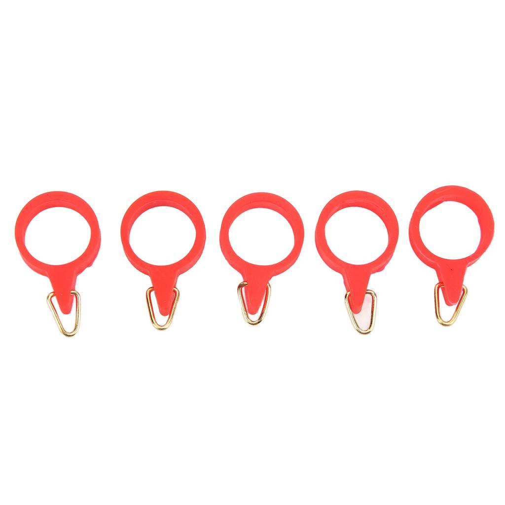 5 Pcs Lure Rod Hook All In One High Elastic Rubber Lua Rod Ring Hook Fishing AccessoriesS
