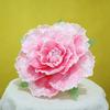 30cm Size Giant Velvet Peony Handmade Simulated Foaming Velvet Peony  Wedding Decoration