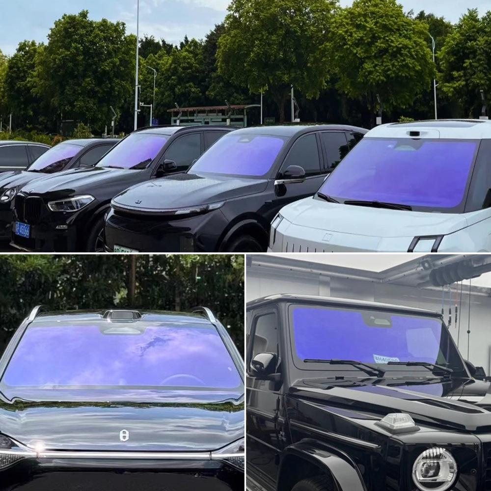 Фиолетовая солнцезащитная пленка для автомобильного стекла, теплоизоляционная пленка