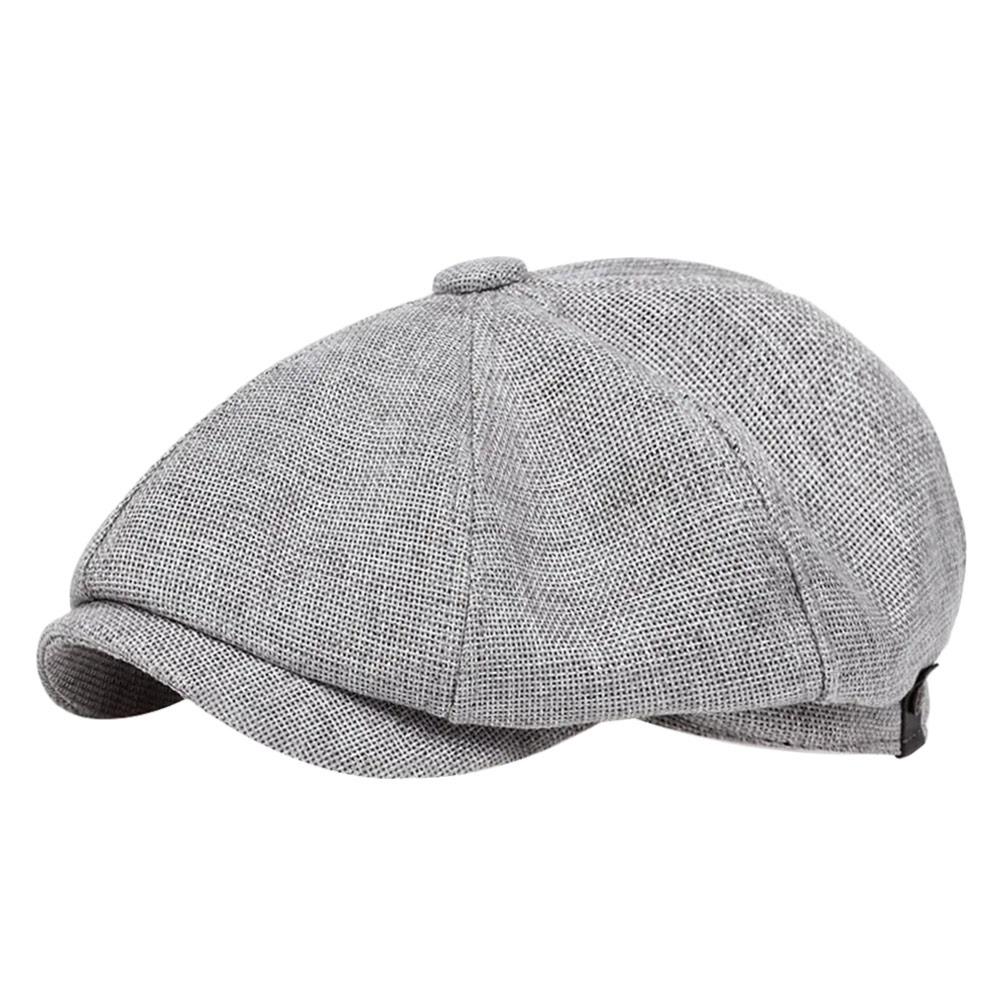 Autumn Winter Casual Men Newsboy Hat Retro Classic Beret Hats Warm Street Caps Unisex