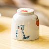 Керамическая жестяная банка для чая с крышкой, расписанная вручную, с изображением кота, керамическая влагостойкая, для хранения чайных принадлежностей, цветочная банка, коробка для хранения