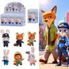 Новая серия Zootopia Ник и Джуди: Путешествие роста Виниловая плюшевая игрушка-сюрприз в непрозрачной упаковке Очаровательная плюшевая кукла Ник и Джуди Декорация Украшение Сюрприз Подарки