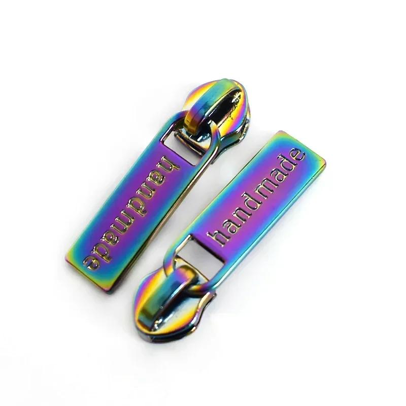 Meetee 5/10/20 шт. 5# Бегунок для молнии для нейлоновых молний Пластиковые спиральные молнии Головки бегунка Ремонтные наборы DIY Швейные аксессуары для одежды