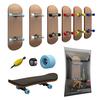Finger SkateBoard With Bearings Wooden Fingerboard Toy  Professional Stents Finger Skate Set Novelty Children Christmas Gift