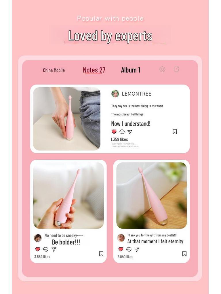 Mi Ji Flower Yang Dot AV Stick Vibrator - женский мастурбатор, игрушка для взрослых