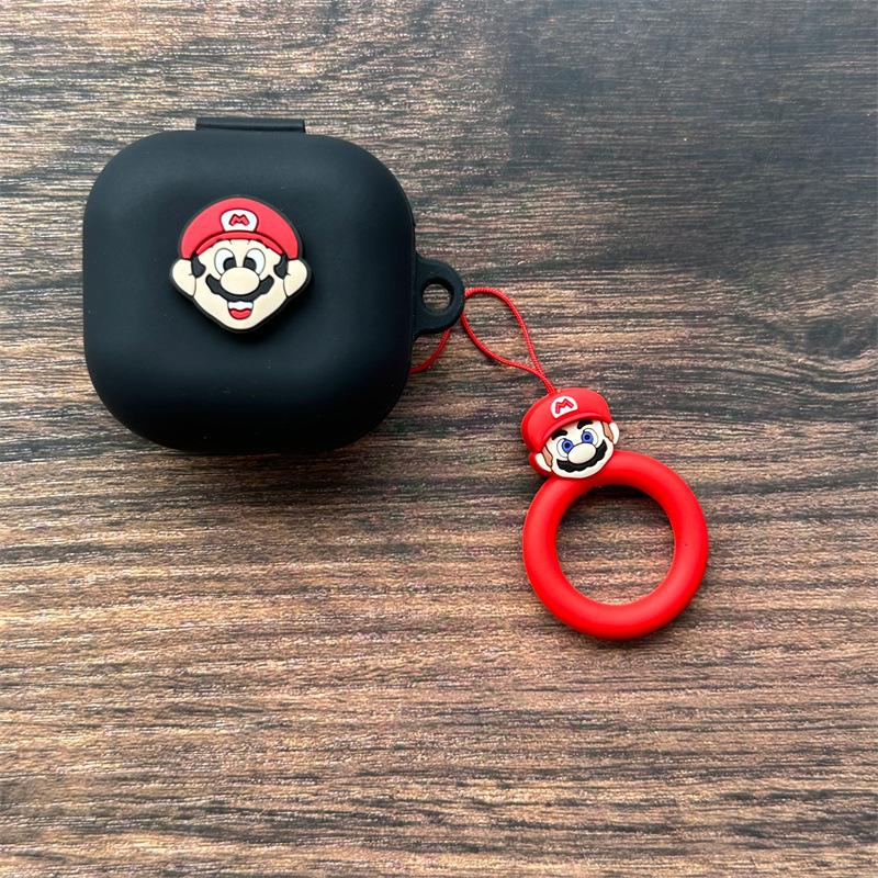 Подходит для чехла беспроводных Bluetooth-наушников Samsung Galaxy buds1/1pro, новый мультяшный клеевой чехол