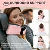 Travel Pillow,Neck Pillow Memory Foam 360 Degree Support Pillows,Travel Neck Pillow Comes,Ideal Accessory for Airplanes