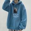 Boys' Oversized Heavyweight Hooded Sweatshirt - American Style, Autumn/Winter 2023 National Trend