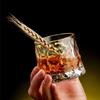 Creative Crystal Whiskey Glass Old Fashioned Rocks Glasses Tumblers Glassware for Cocktail Scotch Spinning Tops Design Glasses
