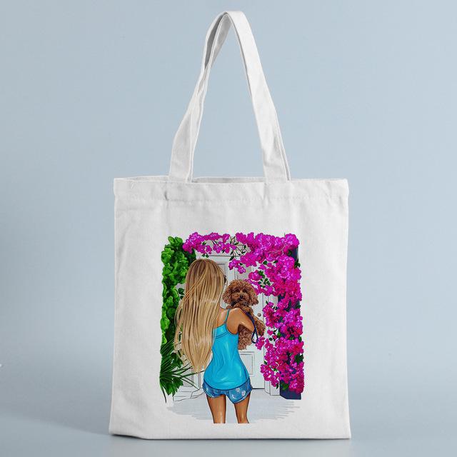 Холщовая сумка-тоут для женщин, эко многоразовая тканевая сумка для покупок, студенческие сумки для книг, женская повседневная сумка