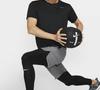 Nike Мужская черная однотонная футболка с логотипом