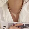 2024 Heart Pendant Necklace Temperament Niche Design Necklace Simple Fashion Jewelry Gift