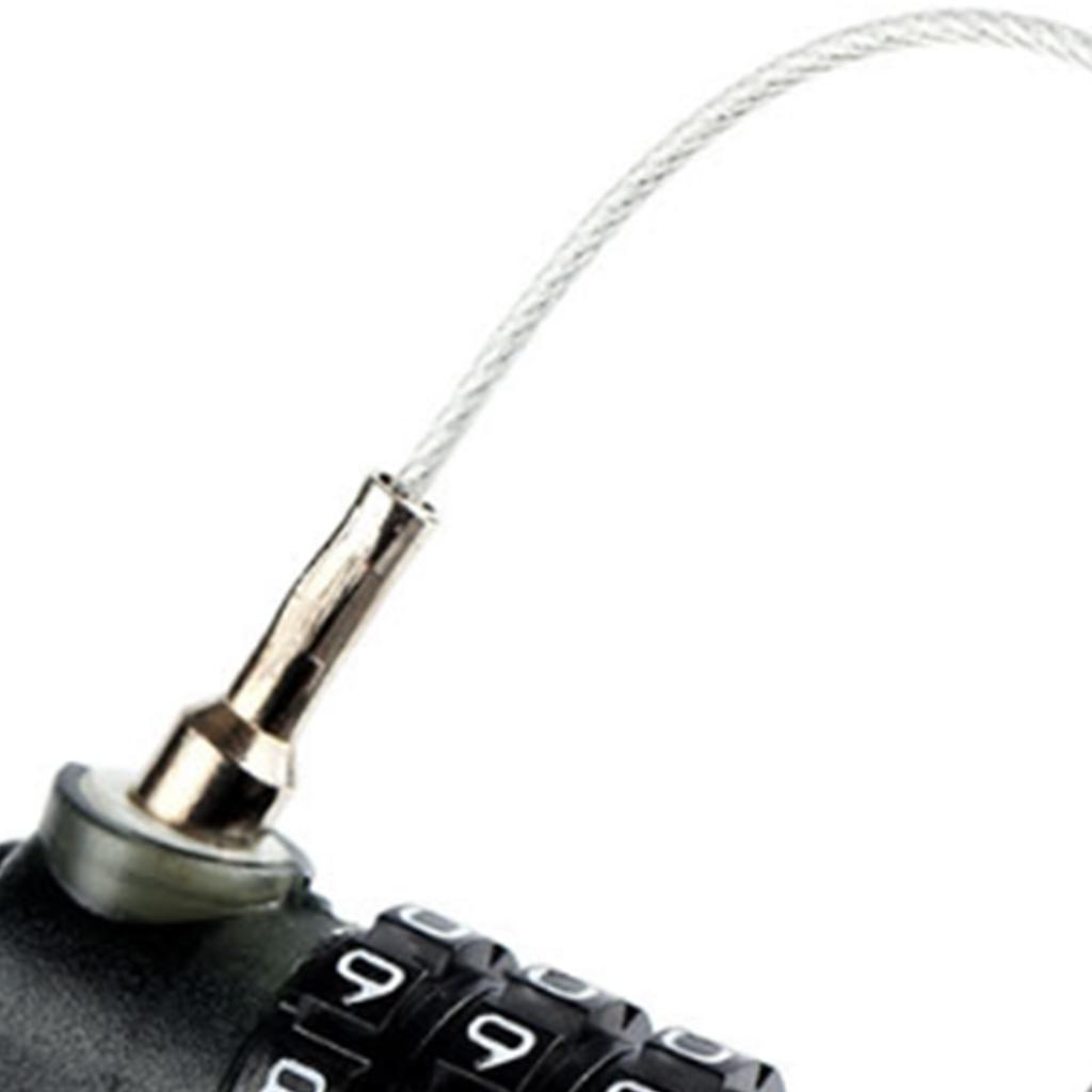 Мотоциклетные шлемы Комбинированный пароль Замок с тросом Замок с тросом для велосипедных шлемов Рюкзаки Безопасность багажа