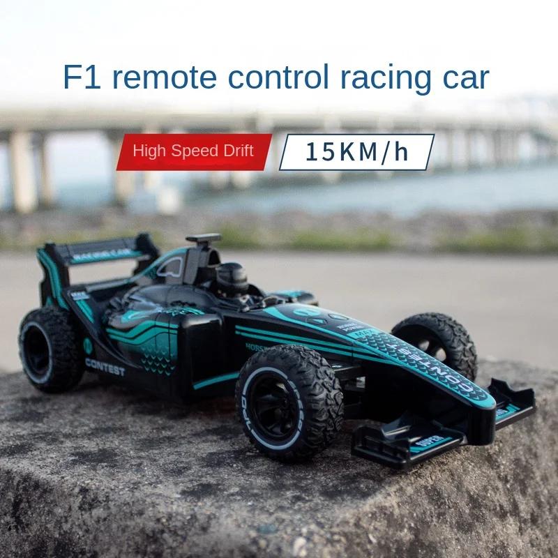 Новый мини-автомобиль с дистанционным управлением F1, перезаряжаемый движущийся гоночный прочный 2,4G, высокоскоростной спортивный автомобиль для дрифта для мальчиков, детские игрушки, подарки