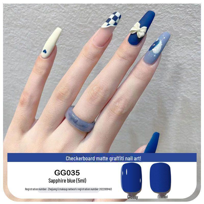 Platinum Haifei Nude Ice Gel Nail Polish - Модный прозрачный нюд от Xiaohongshu