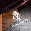 W149-2Pcs Volkswagen Emblem Projector Lights Car Door Welcome Lamp For VW GTI Polo Golf Passat Tiguan Arteon Touareg Taigo Caddy CC