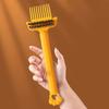 1/4 шт. Очиститель для волос с длинной ручкой, двусторонняя массажная расческа с подушкой безопасности, инструмент для чистки, портативный, для дома, путешествий, салонный инструмент для удаления волос с расчески